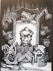 King of Transylvania - Art Print by John Longendorfer