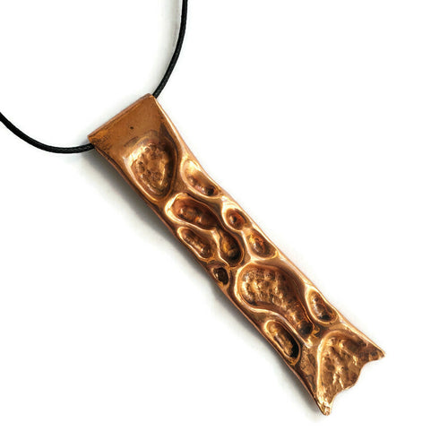 Polished Copper Pendant