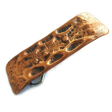 Hammered Copper Belt Buckle