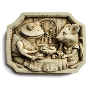Tea for Two - Sculpture by George Carruth