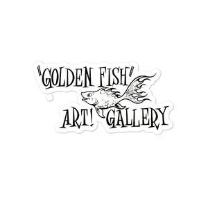 Golden Fish Art Gallery Bubble-free stickers