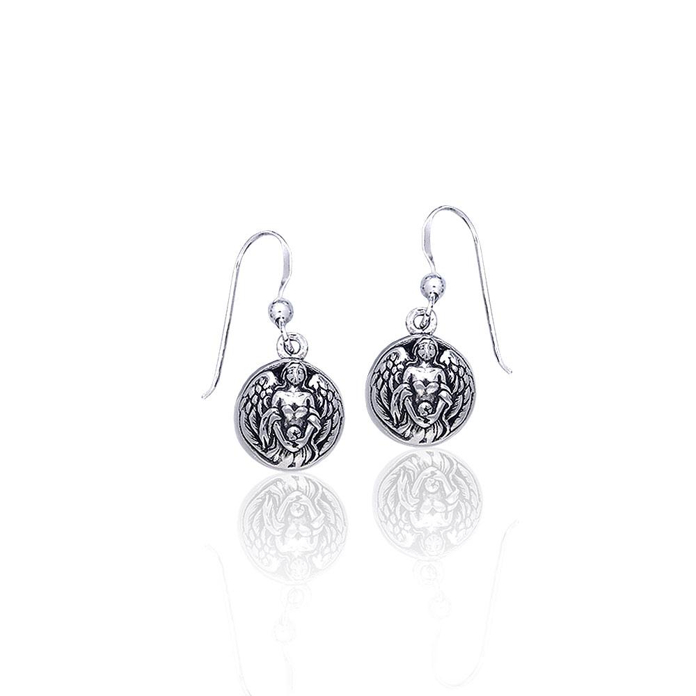 Angel Hollow Ball Earrings by Peter Stone