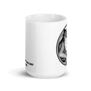 Ape & Apple Glossy Coffee Mug