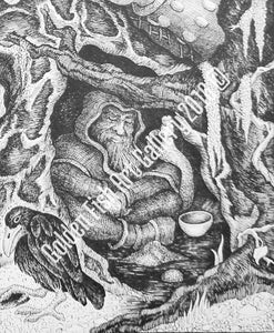 The Wizard Tree- Art Print by John Longendorfer