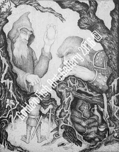 The Wizard Tree- Art Print by John Longendorfer